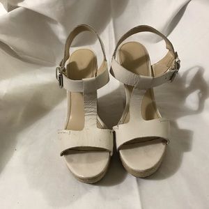 Off white Marc Fisher wedge heel